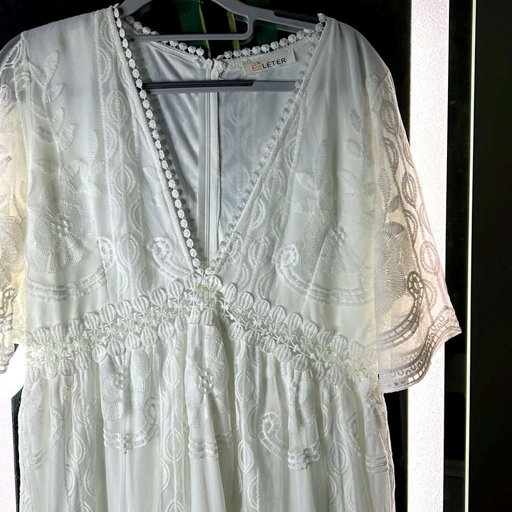 White dress